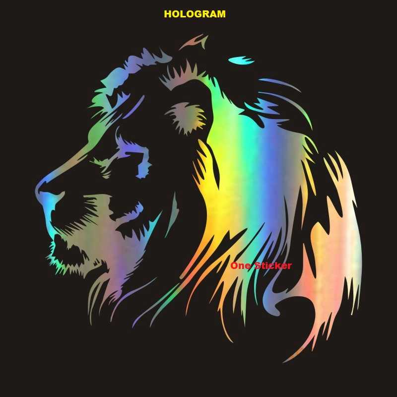 Ready Lion Head JDM Car Body Window Sticker Cutting Sticker | Shopee ...