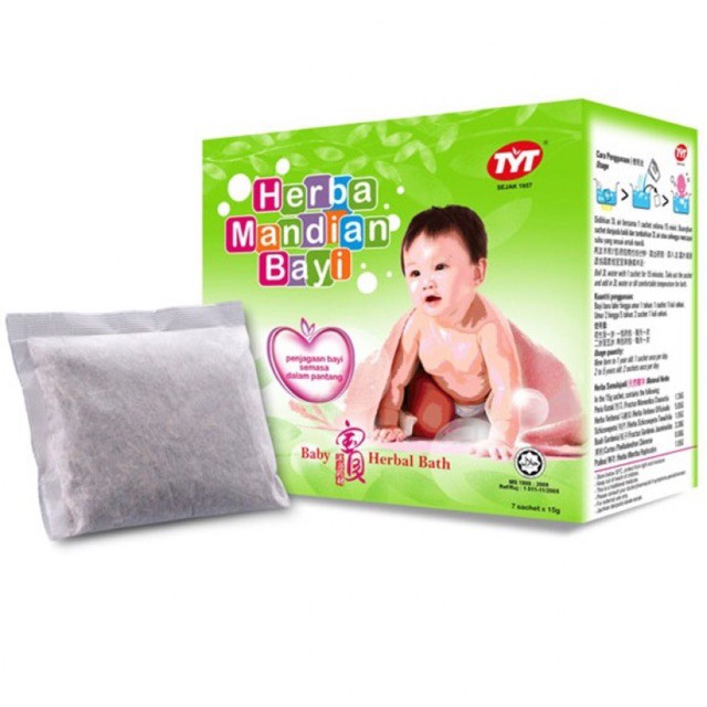 TYT Mandian Herba Bayi 15g (7s) | Shopee Malaysia
