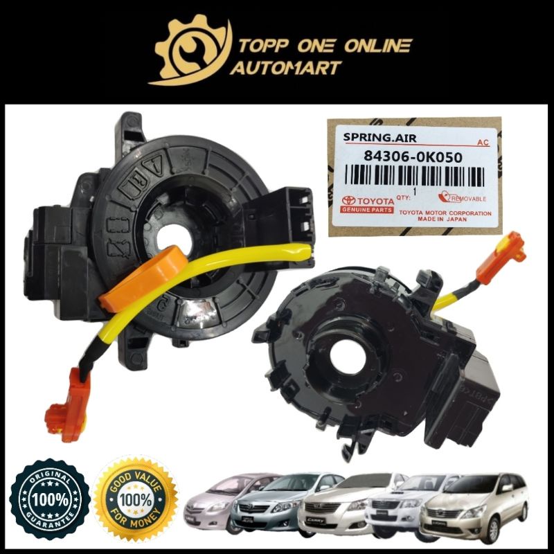 TOYOTA VIOS NCP93/CAMRY ACV40/ALTIS ZRE142/INNOVA /HILUX CLOCK SPRING ...