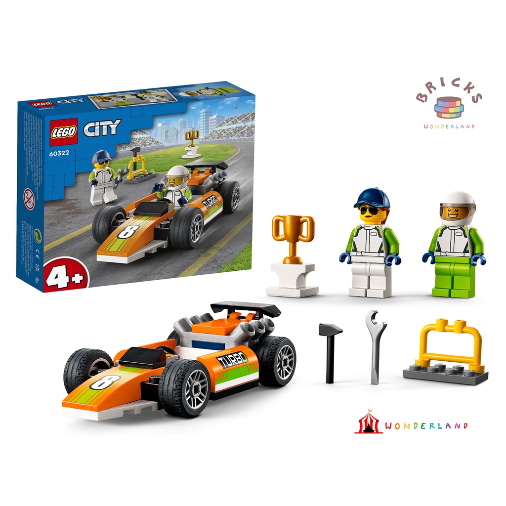 🎪 BRICKS WONDERLAND - LEGO CITY 60322 {Race Car} | Shopee Malaysia