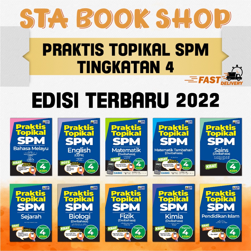 Sta Buku Latihan Tingkatan 4 Praktis Topikal Spm Tingkatan 4 Kssm Edisi 2022 Ilmu Bakti 