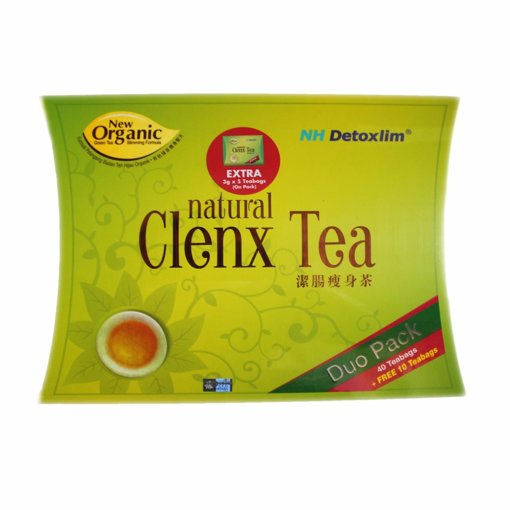 NH Detoxlim Natural Clenx Tea Duo Pack (40's + FREE 10's) | Shopee Malaysia