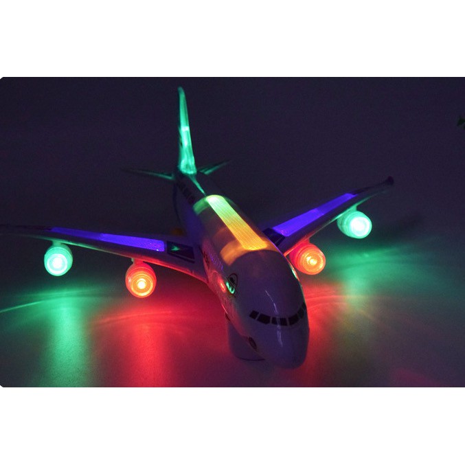 (BIg size)43cm airbus A380 aircraft Airplane Moving Lights Sounds ...