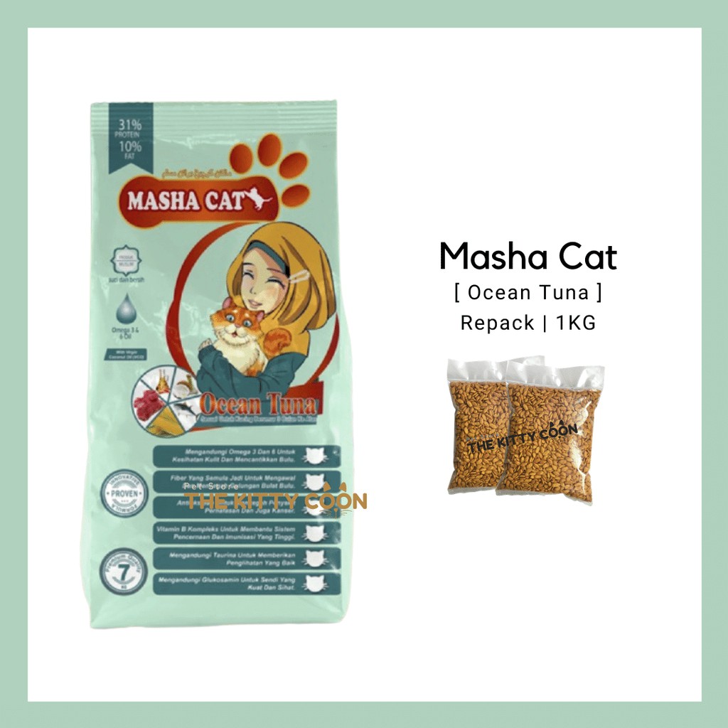 Masha Cat Food [Repack 1KG] Shopee Malaysia