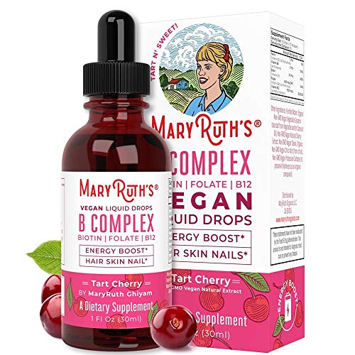 Vegan Vitamin B Complex Sublingual Liquid By MaryRuth's / Original ...