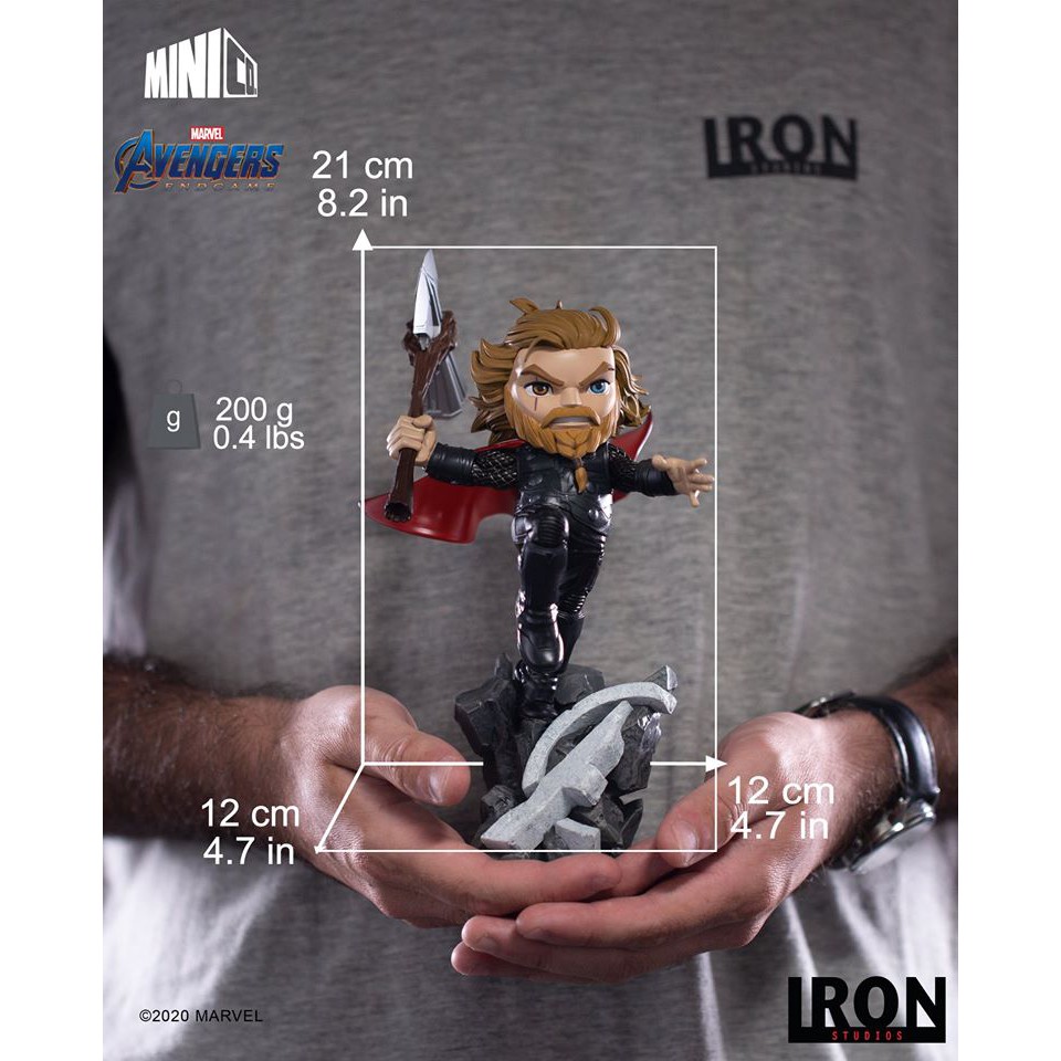 Iron Studios Statuetta MiniCo Thor – Avengers Endgame – Collezionabile Ufficiale In Vinile