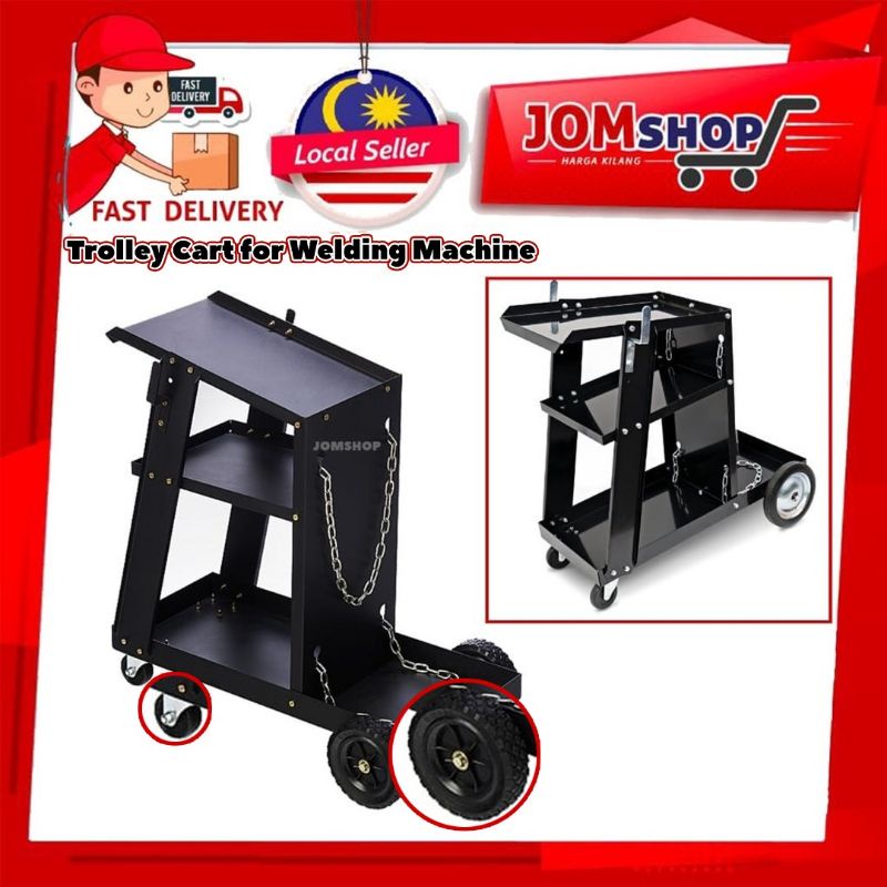 HEAVY DUTY MIG Welding Machine Trolley for MIG TIG ARC & Plasma Cutter