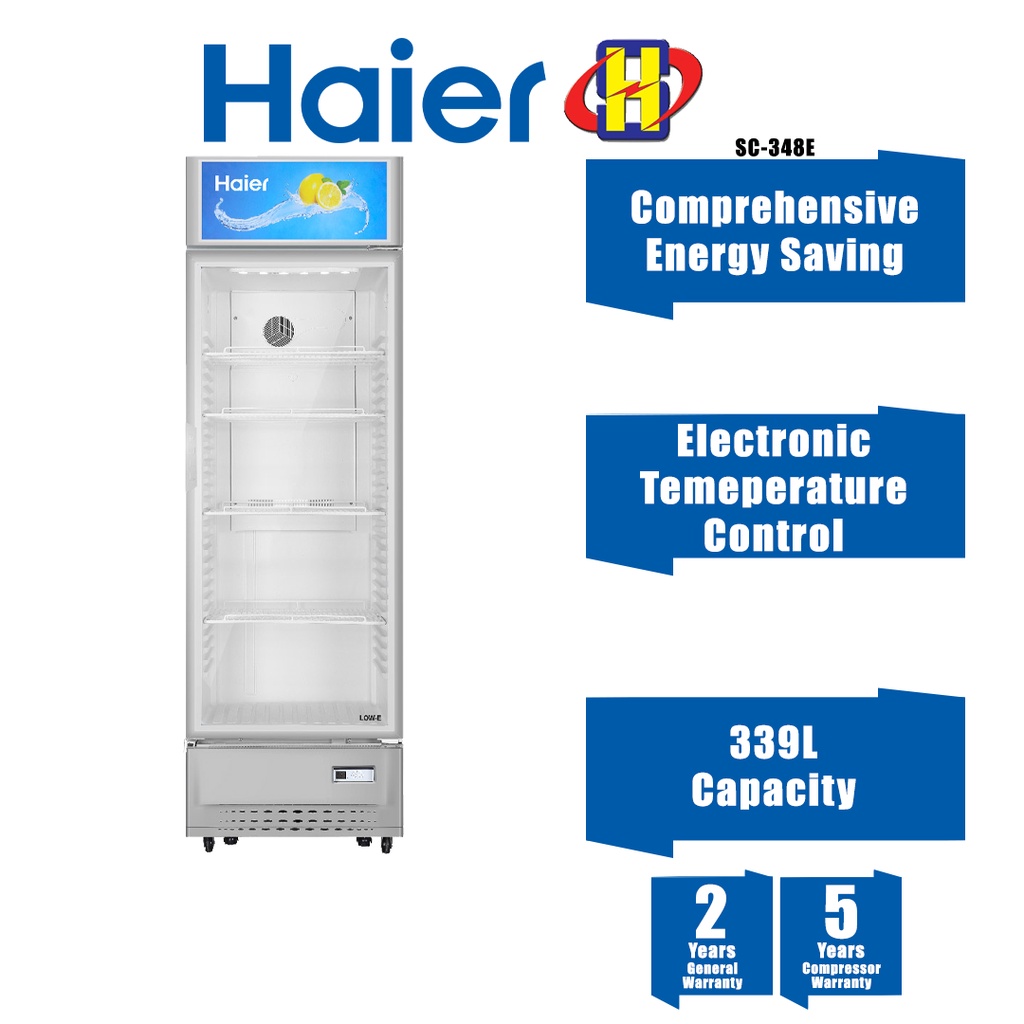 Haier Showcase Refrigerator (339L) Auto Defrost Temperature Uniformity