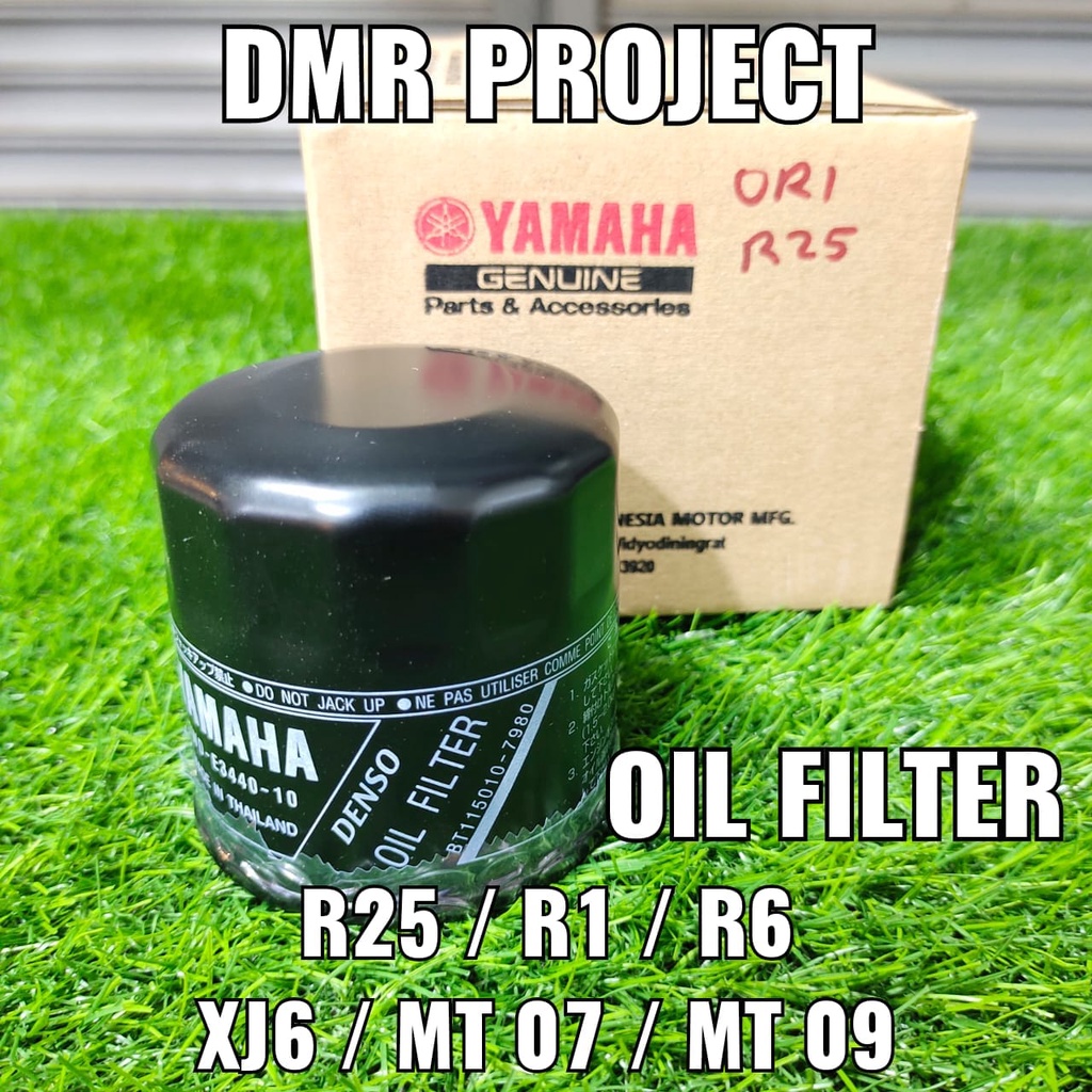 📌100% ORIGINEL 📌 YAMAHA R25/R1/R6/XJ6/MT07/MT09 OIL FILTER MOTOR ORI ...