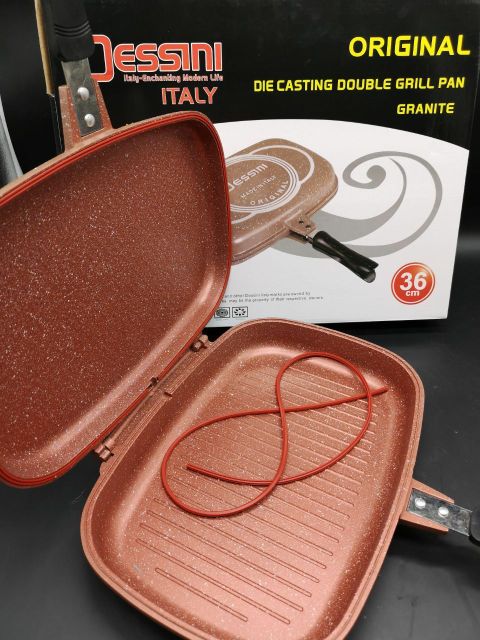 Die casting double grill pan best sale