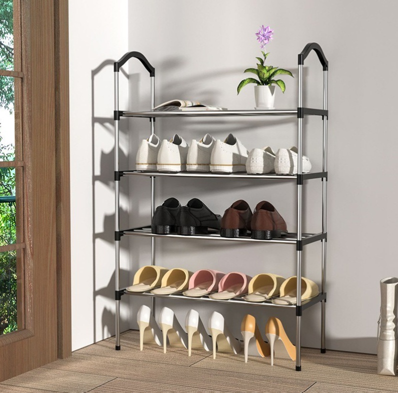 AO Home 4/6 Tier Portable Multifunctional Shoe Rack Shoes Organizer ...