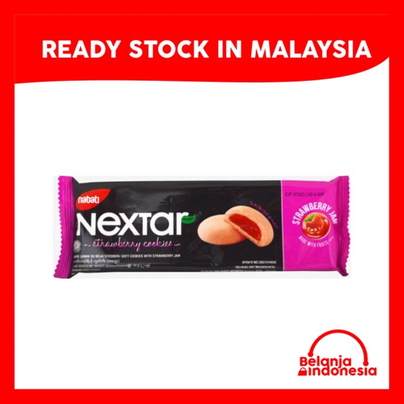 Nabati Nextar Strawberry Cookies 1pcs | Shopee Malaysia