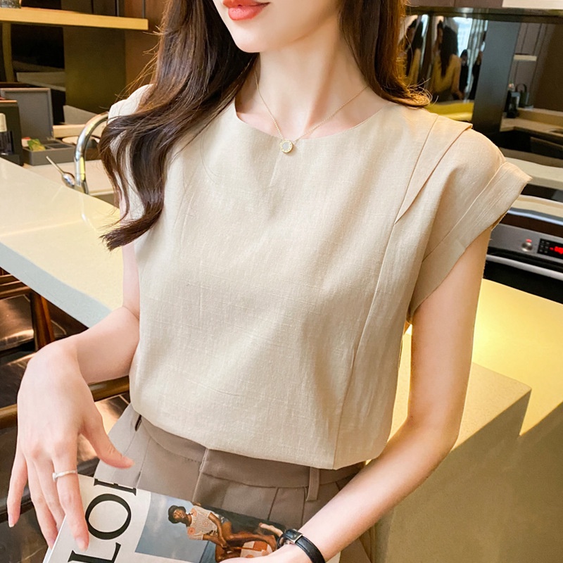 Korean Cotton One Piece with Sleeveless Design