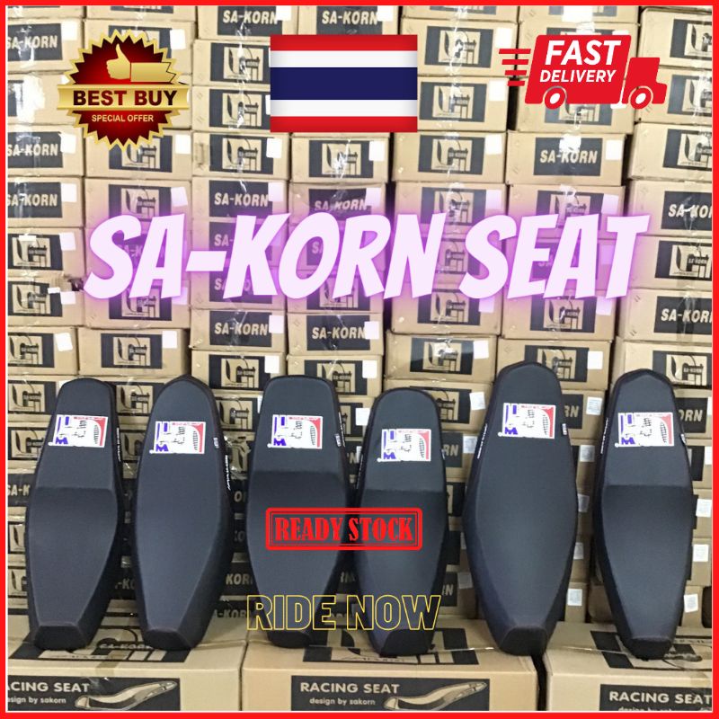 🔥NEW STOCK🔥 SA KORN RACING CARBON SEAT SAKORN LC135 SEAT Y15 SEAT RS150 ...