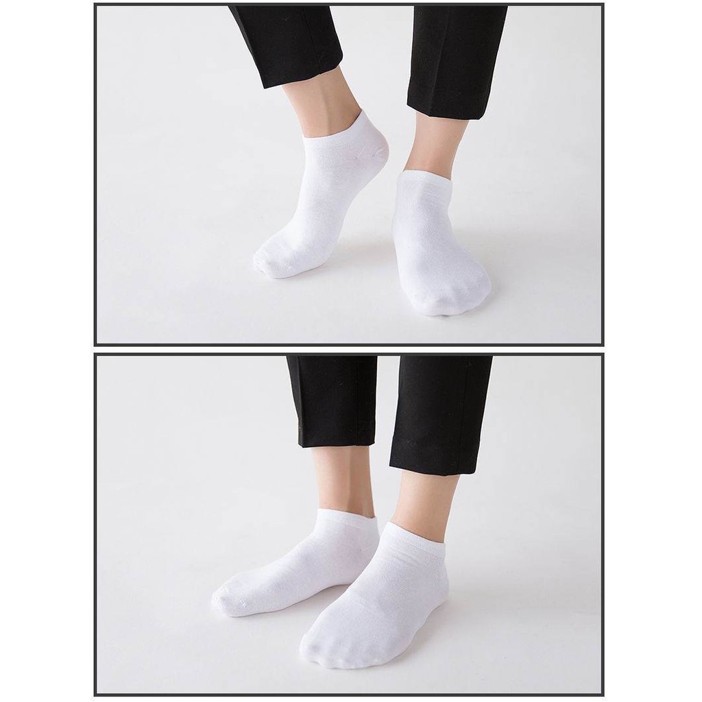 READY STOCK !!! 1 Pair Men Women Cotton Ankle Socks Athletic Casual ...