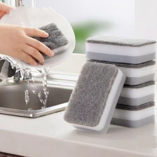 5pcs Dishwashing Sponge, Thick Dishwashing Pad, Kitchen Scrubbing Dishcloth