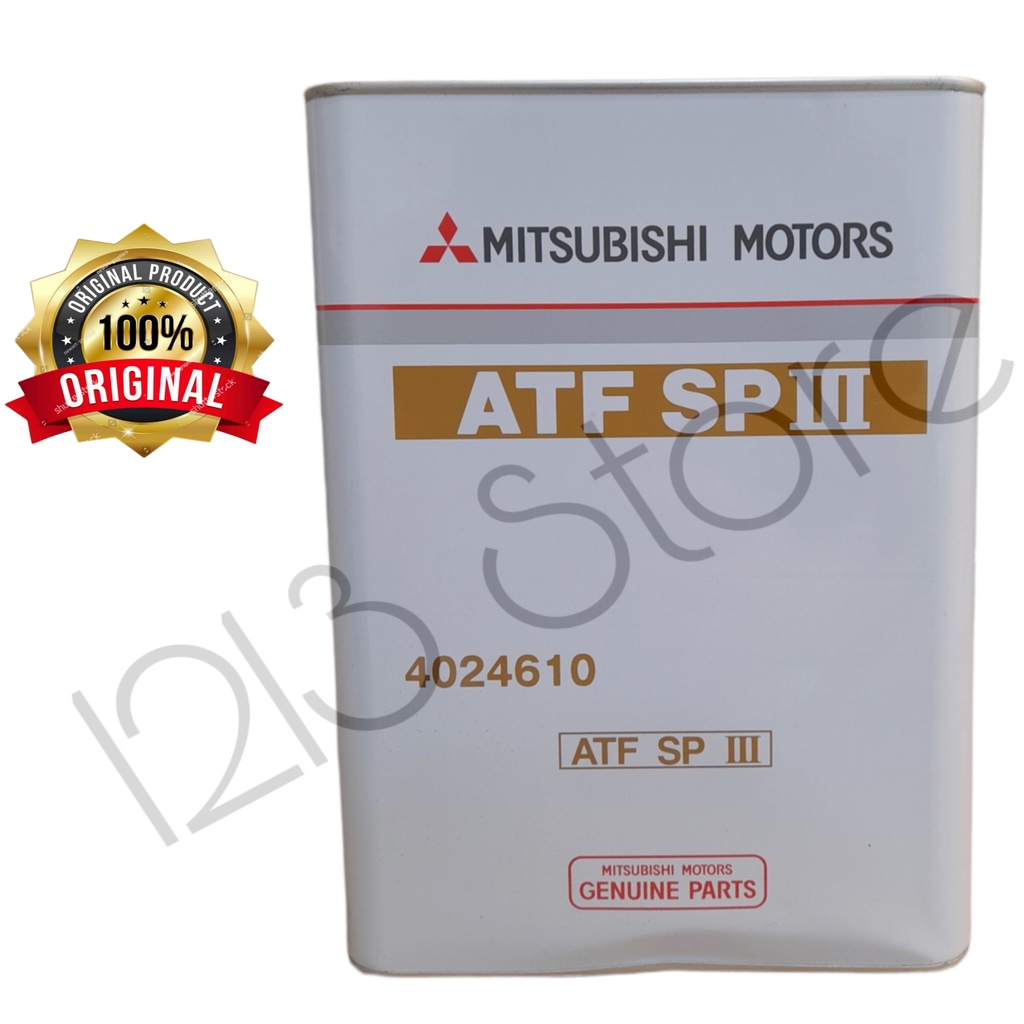 4024610 Mitsubishi Motors SP3 ATF gear oil (4 liter) SP III | Shopee ...