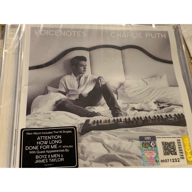 Charlie Puth Voice Notes Original CD | Shopee Malaysia