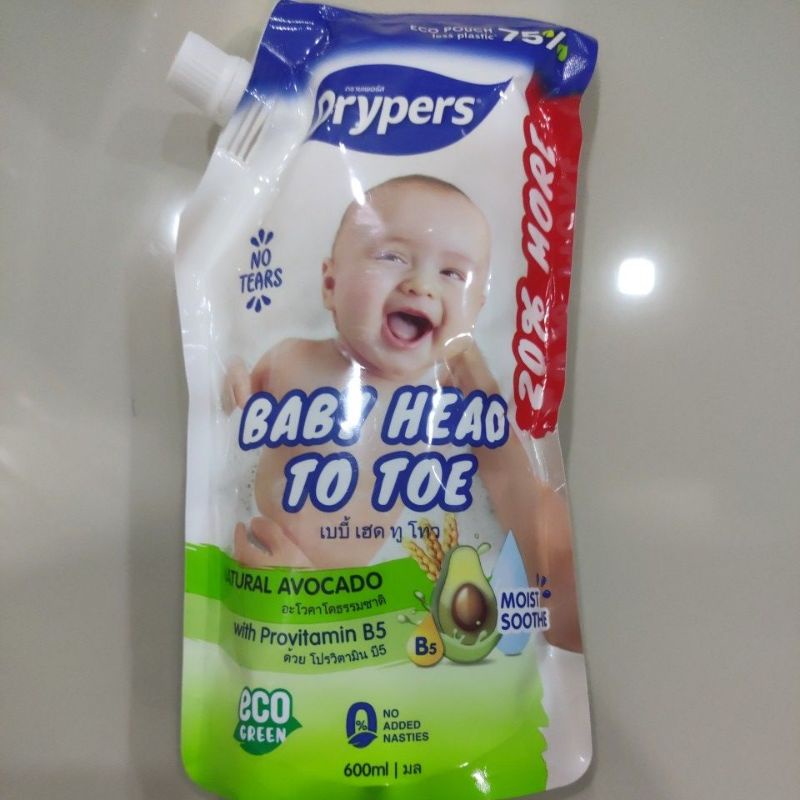 Drypers head to toe / shampoo / baby bath [clearance] Shopee Malaysia