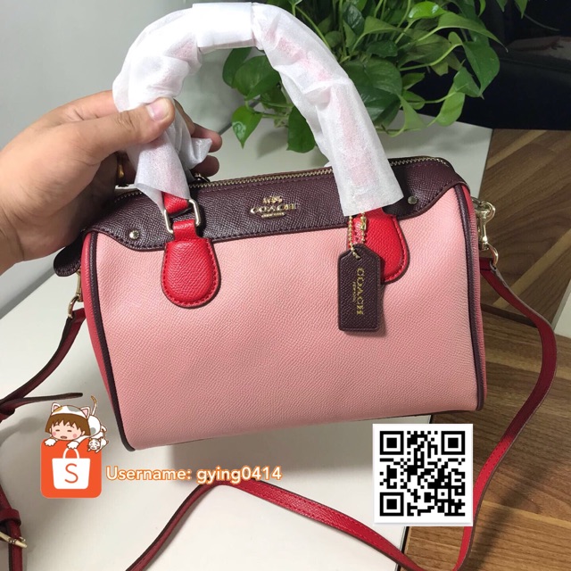 Coach mini bennett discount colorblock