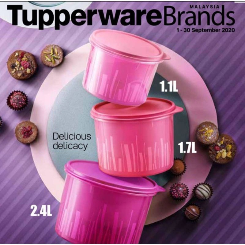 💥Ready Stock💥Tupperware Snack N Stack (1set is 3 units) Shopee Malaysia