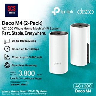 TP-LINK DECO M4 AC1200 Whole Home Mesh Wi-Fi System
