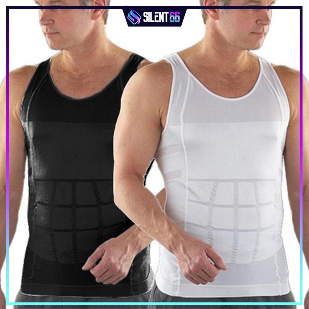 READY STOCK Man Singlet Men Slimming Singlet Shaper Body Slim Shirt ...