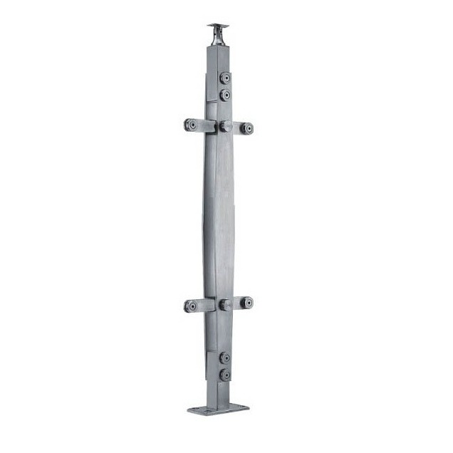 304 Stainless Steel Railing Pole Glass Railing Stainless Steel Glass ...