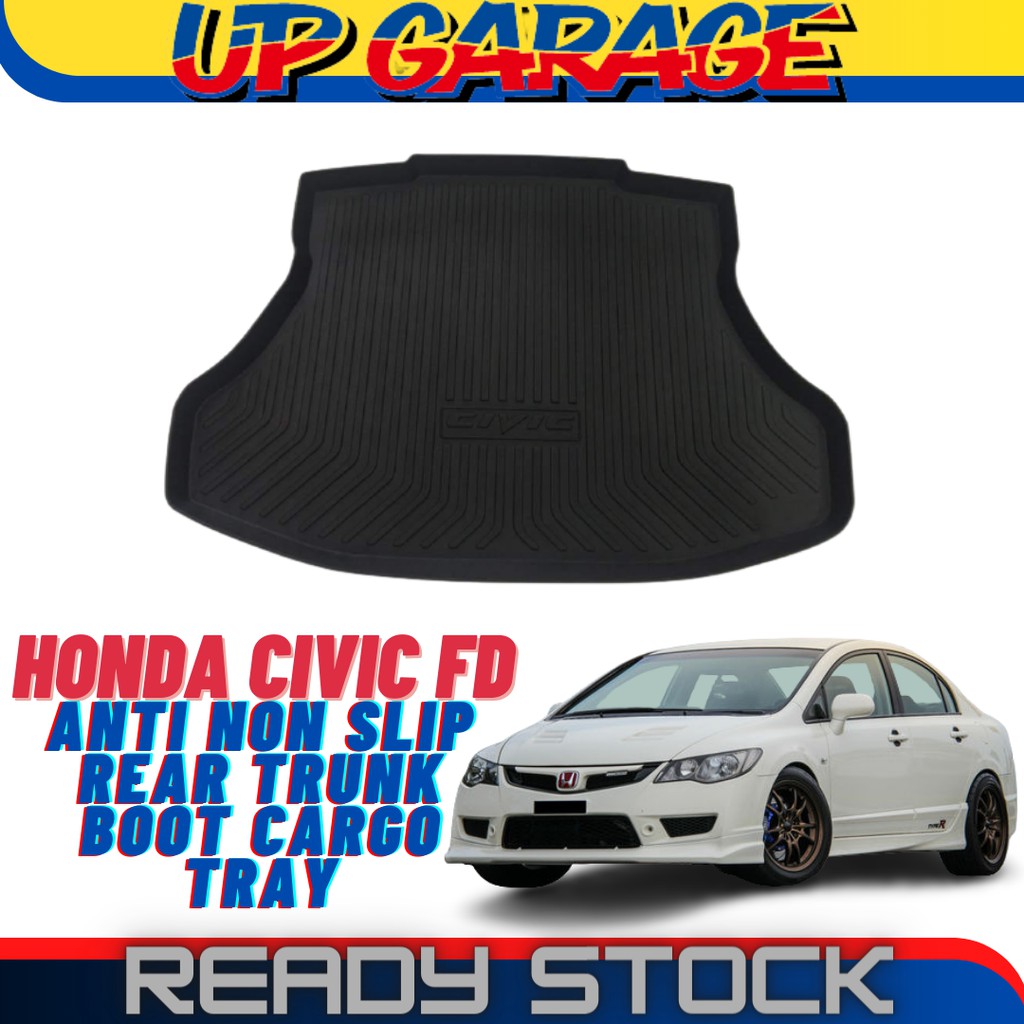 HONDA CIVIC FD 2006-2009 🔥 Anti Non Slip Rear Trunk Boot Cargo Tray ...