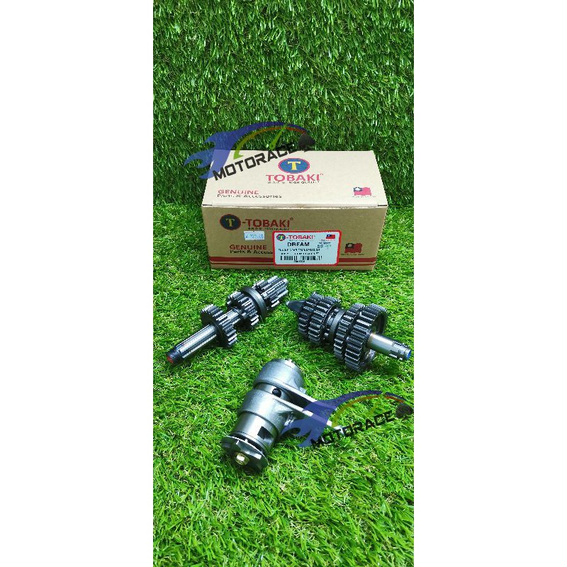 TOBAKI DRUM GEAR SHIFT TRANSMISSION / GEARBOX FULL SET HONDA EX5 DREAM