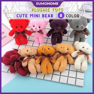 13cm Mini Cute Plushie Teddy Bear Doll Stuffed Toys Anak Patung