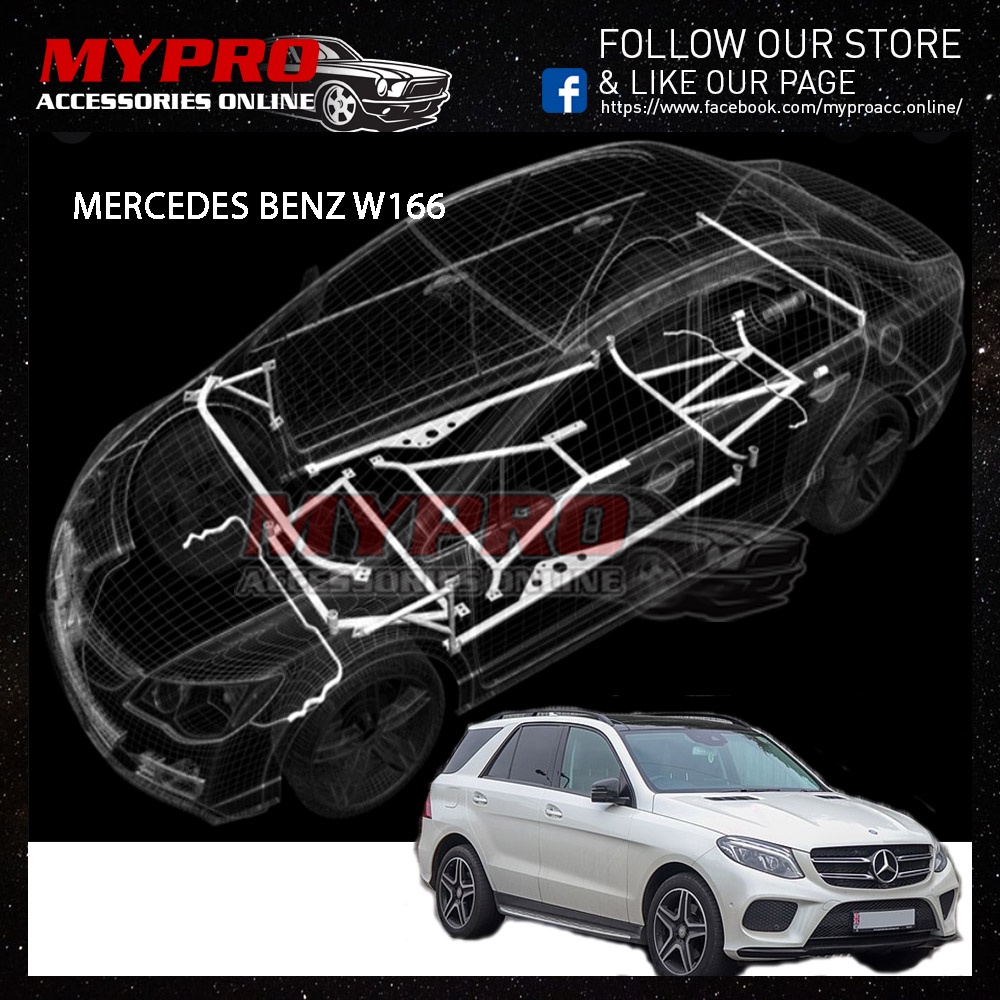 MERCEDES BENZ W166 ML350 3.0D '11-'19 (4WD) 100%Original Ultra Racing ...