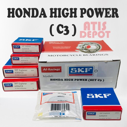 SKF HONDA EX5 HIGH POWER ( 6pcs/SetC3 ) 100 ORIGINAL Motorcycle