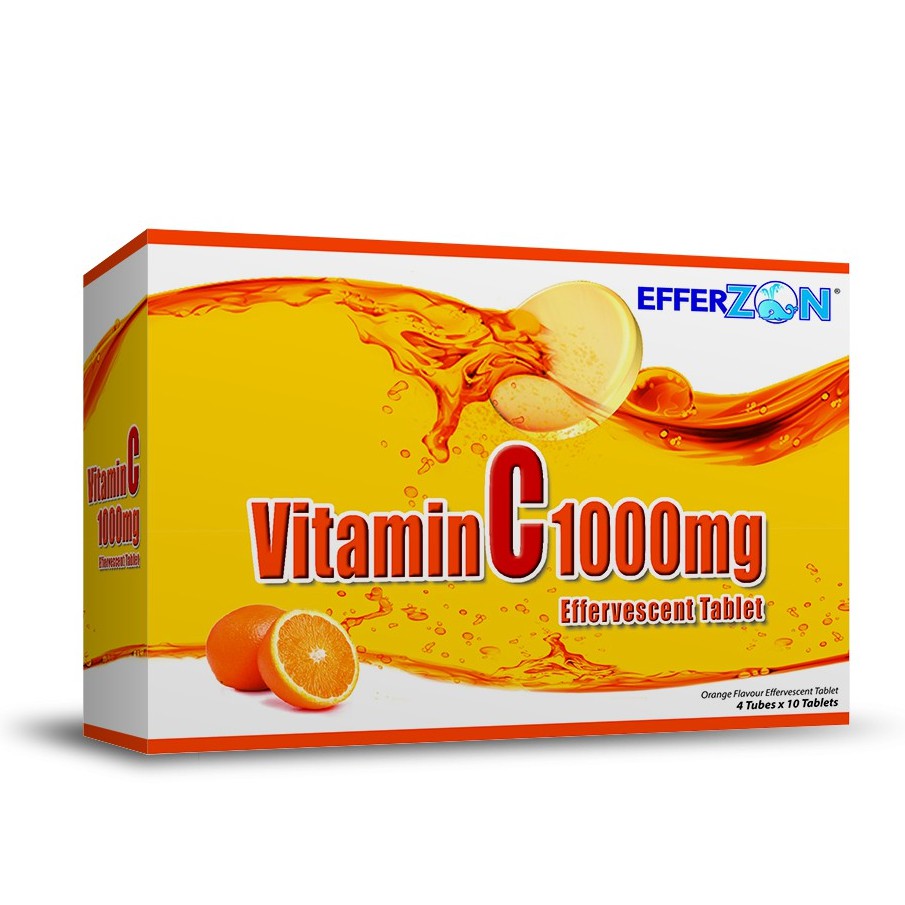 Efferzon Vitamin C 1000mg Effervescent Tablet 4 X 10s Shopee Malaysia