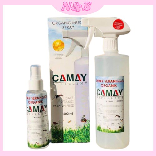 CAMAY SPRAY ORGANIC SPRAY UNTUK SERANGGA PEROSAK INSECT REPELLENT SPRAY ...