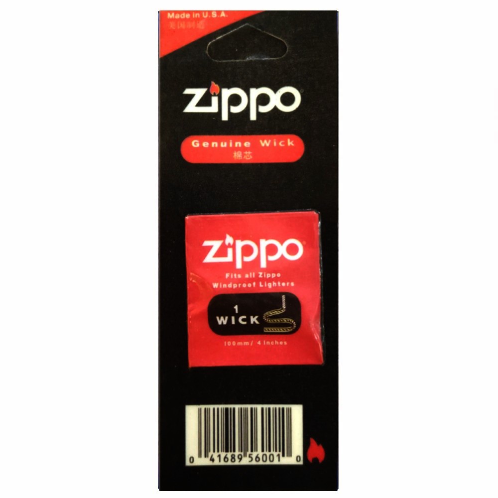 Original ZIPPO Set (Lighter Fluid 125ml + Flints 6pcs + Wick 1pc