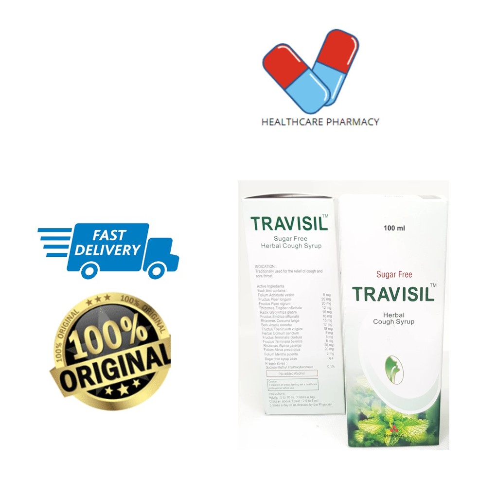 TRAVISIL HERBAL COUGH SYRUP 100ML Shopee Malaysia