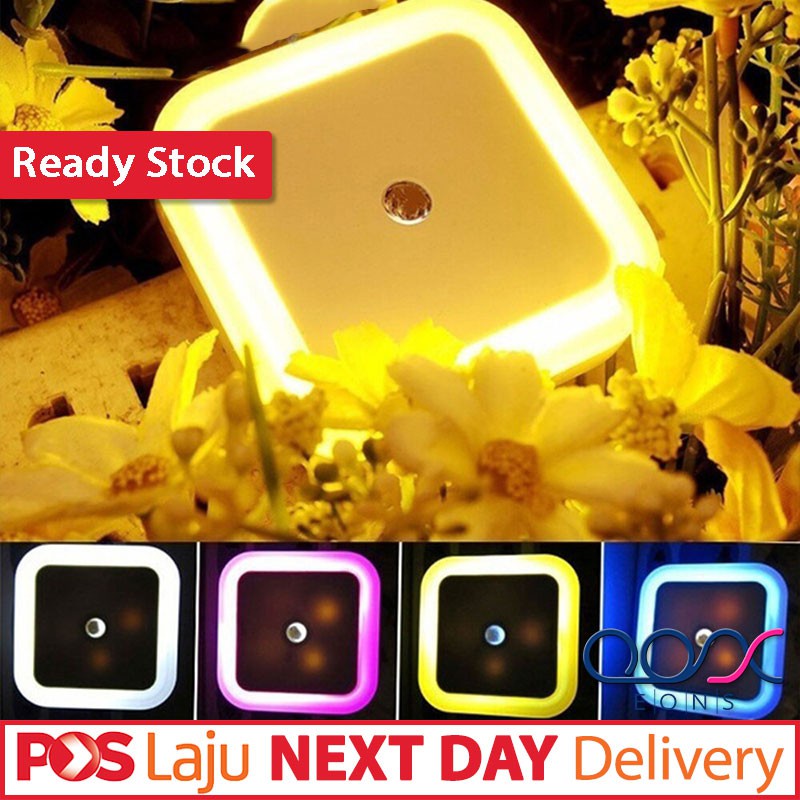 PLUG IN Motion Sensor Light EU UK Socket Automatic Detection Induction ...