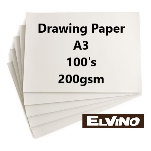 Cartridge Paper / Drawing Paper 200gsm A3 100's | Shopee Malaysia