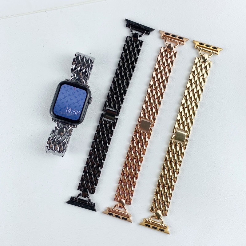 metal chain For Apple Watch Band 40mm 44mm 42mm 38mm 41mm 45mm
