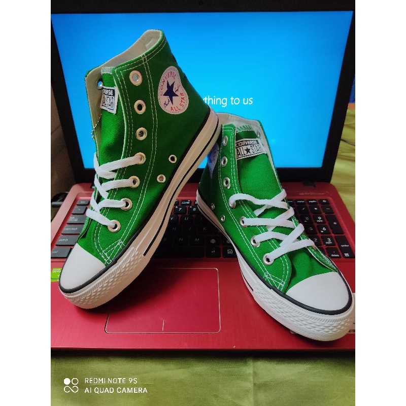 Converse high cut green online