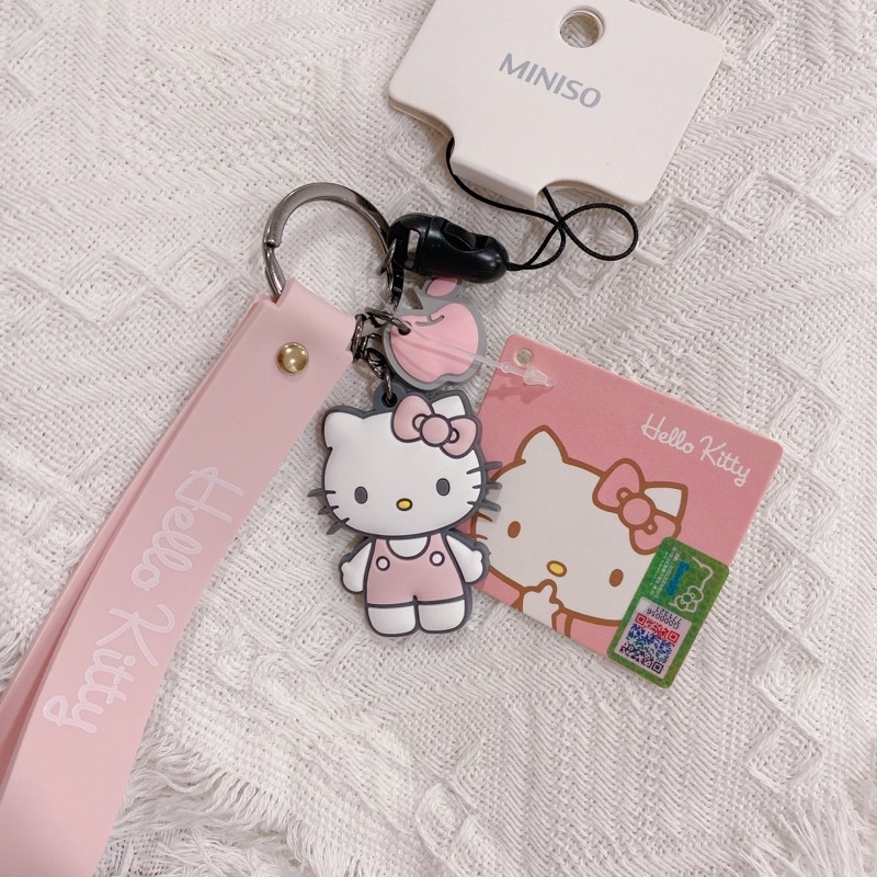 Original Hello Kitty x Miniso Keychain Authentic Miniso and Hello Kitty Keyhanger Shopee Malaysia