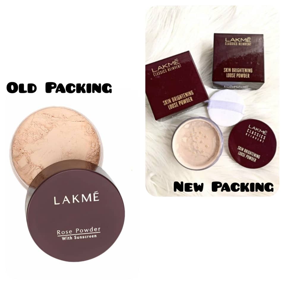LAKME ROSE POWDER WITH SUNSCREEN WARM PINK 40gm + FREE GIFT ( VOL 20 ...
