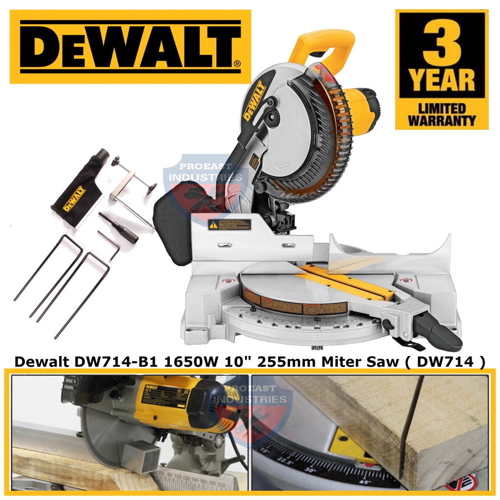 Dewalt DW714-B1 1650 W 10