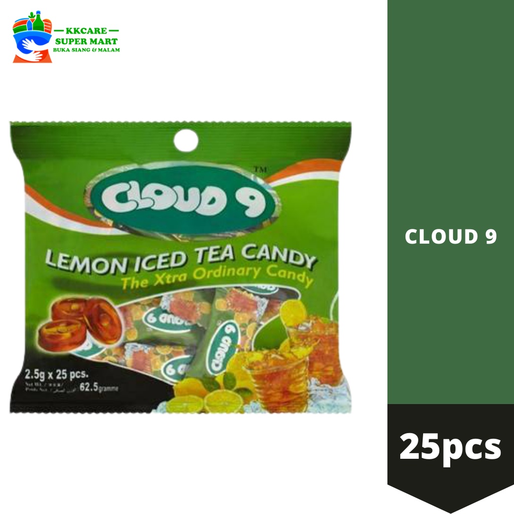 CLOUD 9 Lemon Iced Tea Candy ( 2.5g x 25pcs ) Shopee Malaysia
