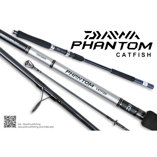 Daiwa Phantom Catfish Spinning Rod Size : 6 feet to 10 feet Made in Vietnam