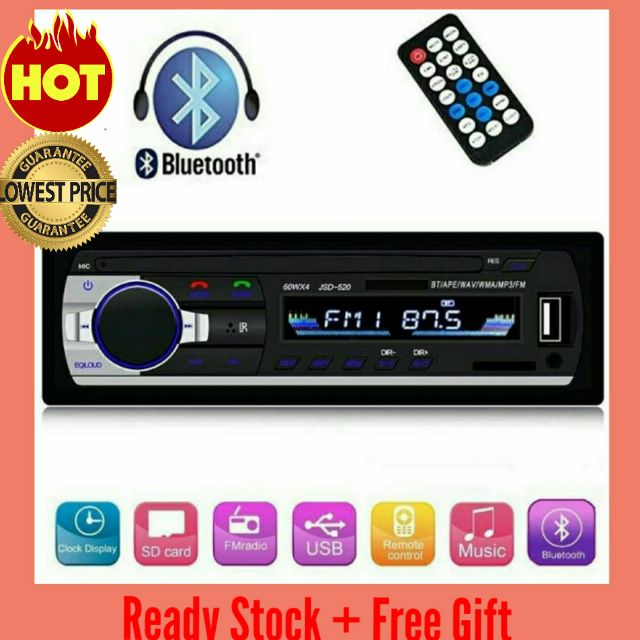NEW💥RADIO KERETA DENGAN BLUETOOH💥CAR MP3 PLAYER + BLUETOOTH Stereo Car