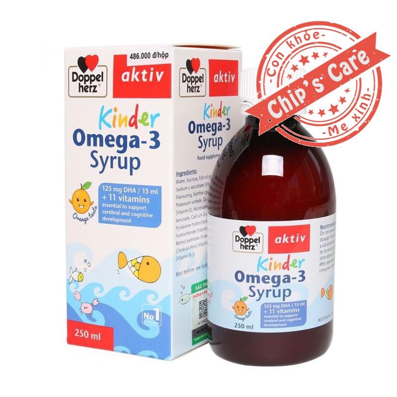 Kinde Omega3 Syrup Doppelherz For Children From 1 Year Old Supplement