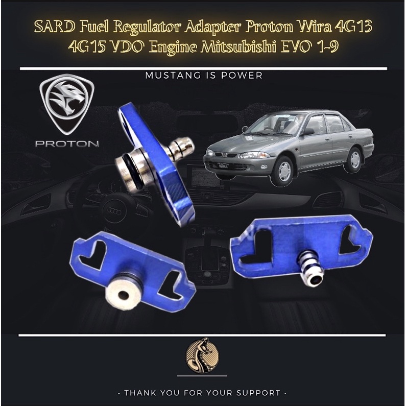 SARD Fuel Regulator Adapter Proton Wira 4G13 4G15 VDO Engine Mitsubishi EVO 19 Shopee Malaysia