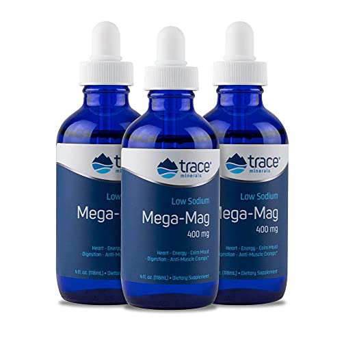Trace Minerals Liquid MegaMag, 400 mg, 4 Ounce, Liquid Magnesium